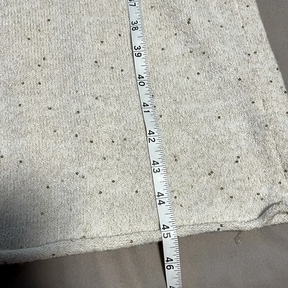 Wild Fable Tube midi dress. Ivory with metallic shine. Size Large - Picture 7 of 9